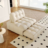 Modern convertible sofa bed that easily switches between a comfortable couch and a bed main product image